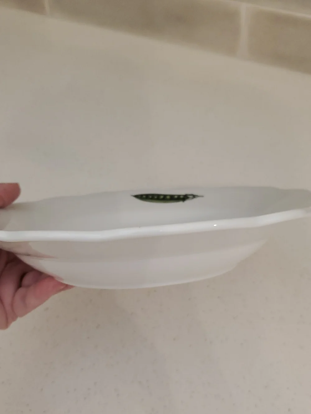 BIA Cordon Bleu Veggie Scalloped Porcelain Soup Dish Corn on Cob
